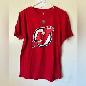 Fanatics Red New Jersey Devils NHL Tee